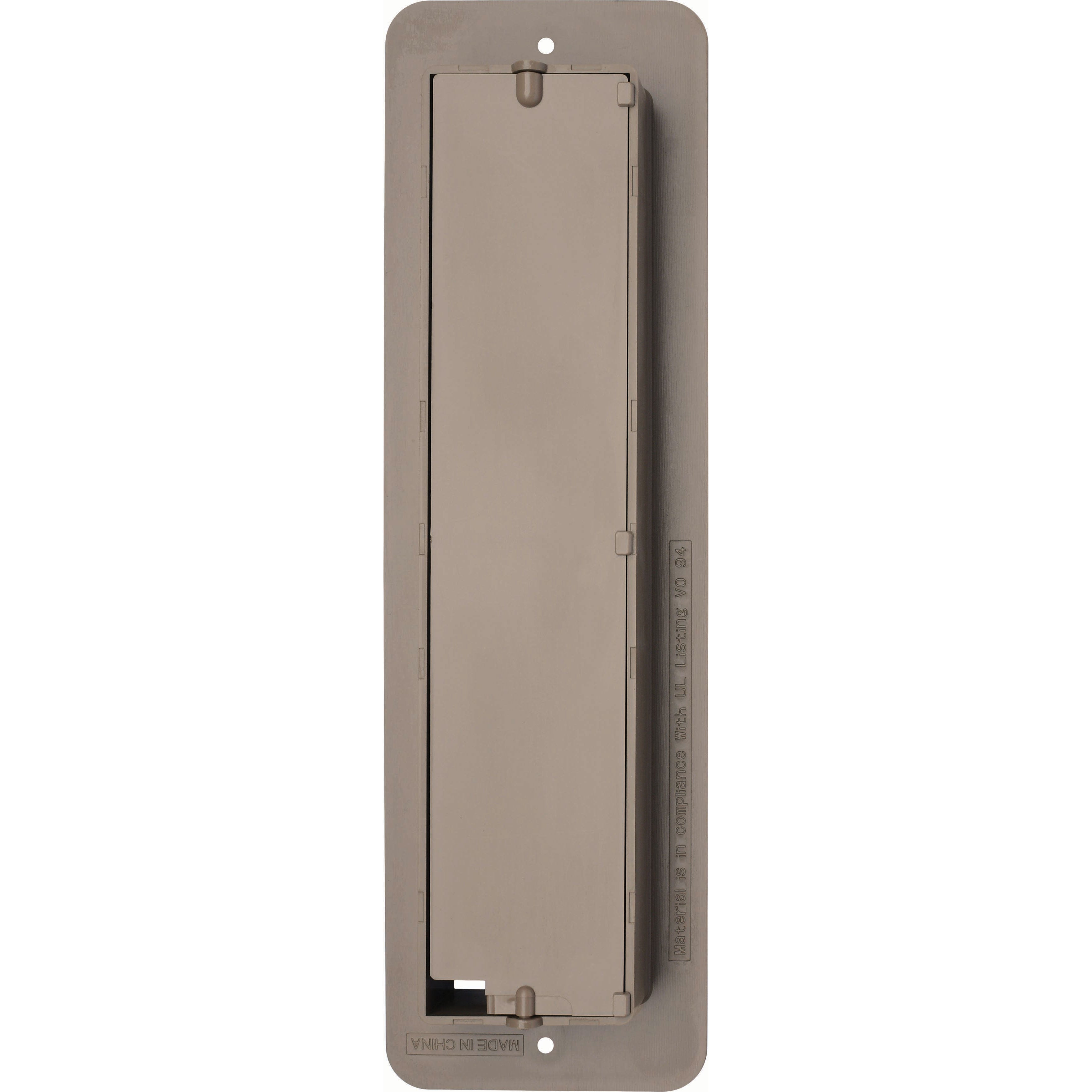 Vent Register, Plastic, Damp 2.25"x10"